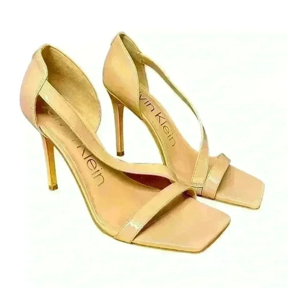 NEW Calvin Klein Tracy heeled sandals size 10 no box - Picture 1 of 7